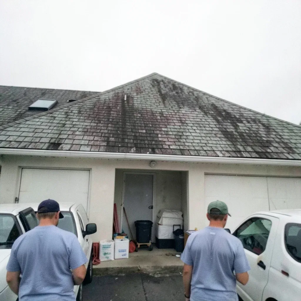 Granule Loss From UV and Heat roof damage in Jacksonville, FL